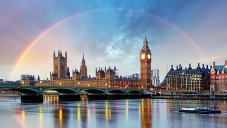 London under a rainbow thumbnail