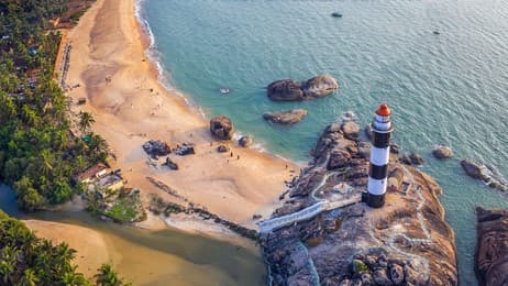 Lighthouse at Kapu beach near Udupi, Karnataka thumbnail
